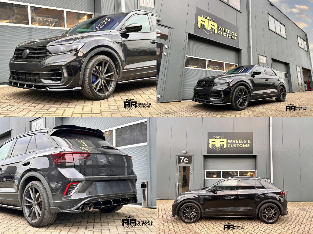 Front Splitter Volkswagen T-Roc R Mk1 / Bumper lipâ  Side Skirts Diffusers Volkswagen T-Roc R / R-Line Mk1 / Side Skirtsâ  Spoiler Cap Volkswagen T-Roc Mk1â  Bumper Flaps ABS VW T-Roc R    ( A1 ) B
