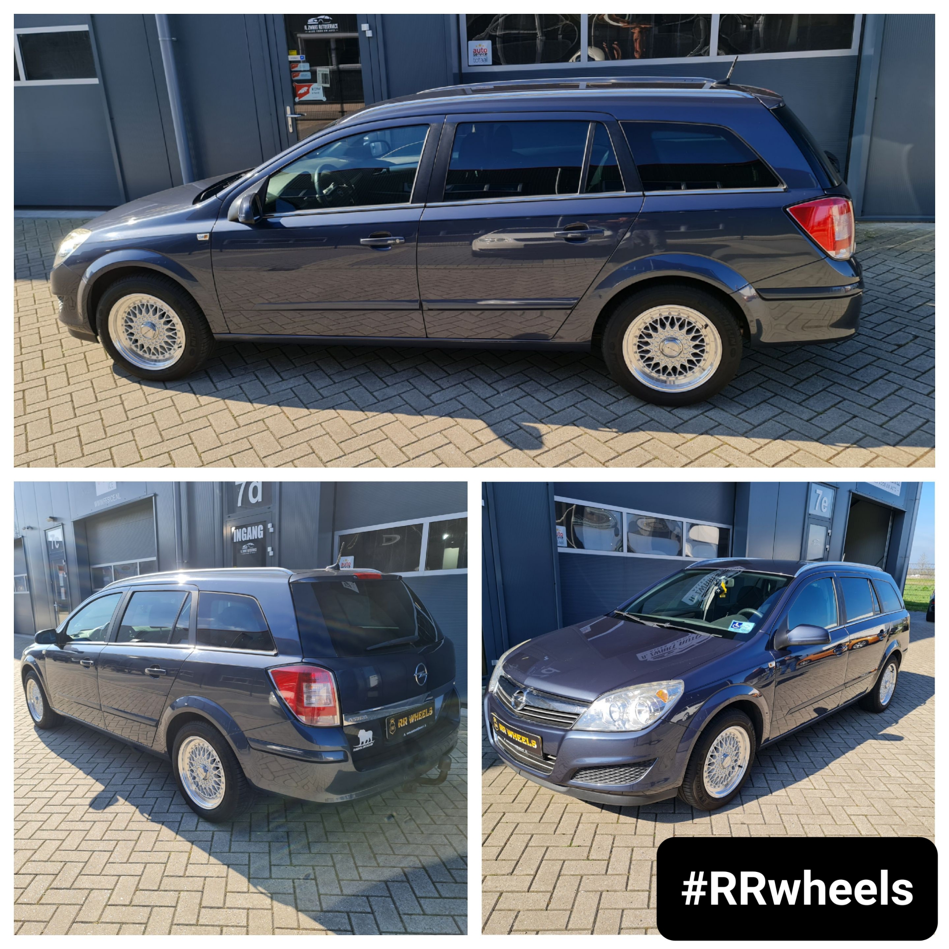 Opel Astra voorzien van 16 inch Lenso BSX in 5x110 7.5J ET35 inclusief Michelin banden!