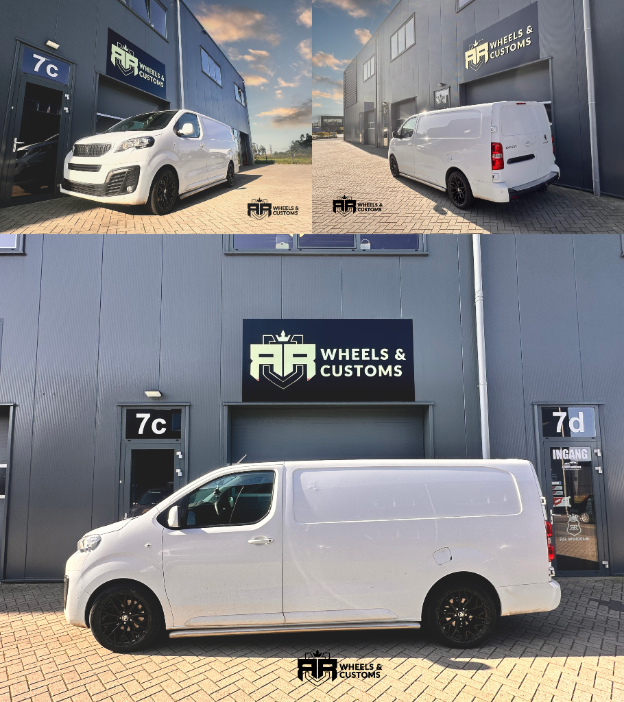 Deze timmerman kan weer de weg op in zijn Peugeot Expert  79WHEELS SV-C 18 Inch 5x108 8J ET42 225/50/18 Kumho XL