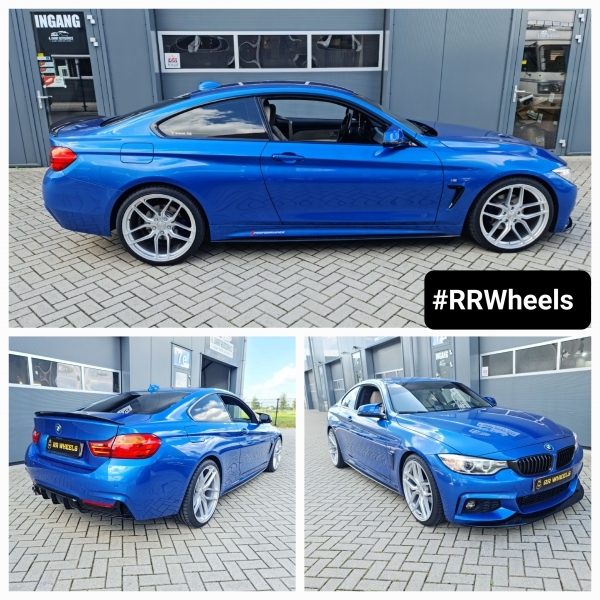 We hebben deze Bmw 4 serie F32 nieuwe 20 inch Veemann VC03 wielen gemonteerd in 5x120 9J ET35 en 10J ET45 inclusief Hankook Evo3 in 235 35 20 en 265 30 20! Geweldige breedset voor deze mooie auto, per