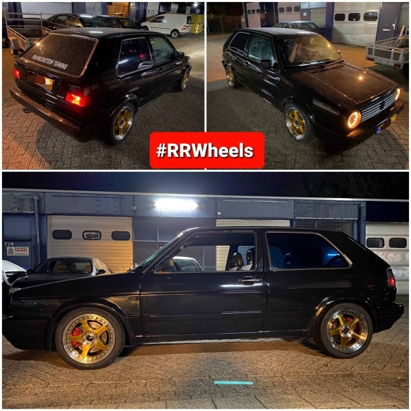 â Volkswagen Golf 2 VR6 met nieuwe 16 inch JF Luxury LMGT2 - 16 inch 7J ET37 inclusief Michelin Primacy 4 205 45 16 banden. â 