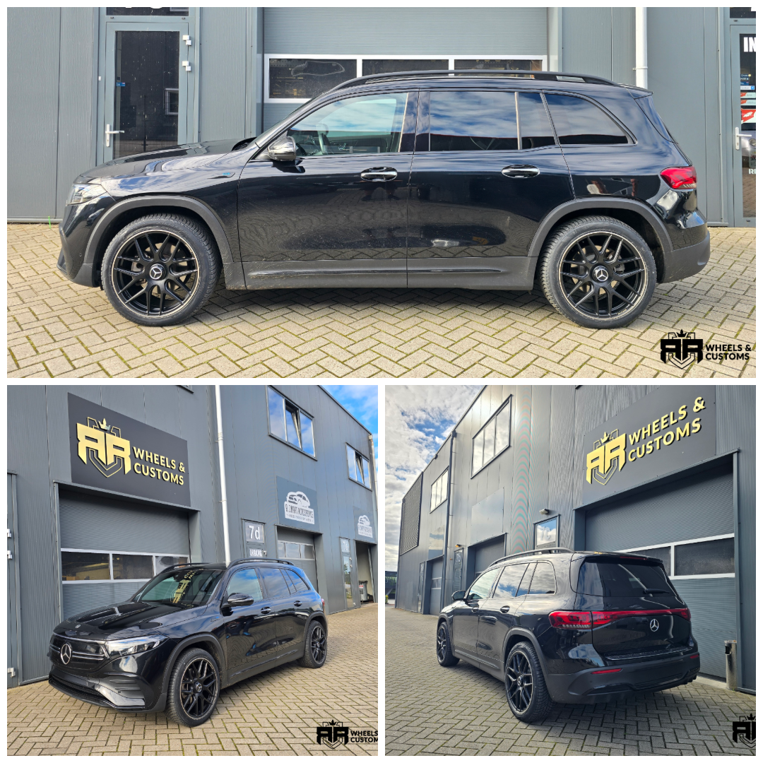 Mercedes-Benz EQB voorzien van nieuwe AMG Design velgen in 20 inch x 8.5J ET43 5x112 met 235/45 HR20 Pirelli banden