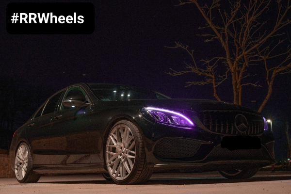 Mercedes C Klasse W205 met nieuwe 20 inch Japan Racing Wheels JR28 in 5x112 8.5J ET40 rondom!