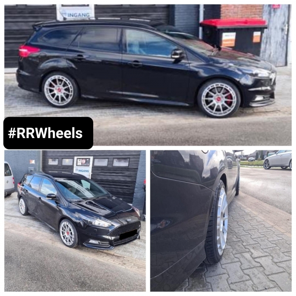 Ford Focus ST-3 voorzien van 19 inch TEC GT8 Velgen in 5x108 8.5J ET45!