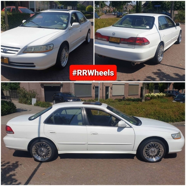 â Honda Civic Accord USA met nieuwe volledig verchroomde 18 inch JR9 5x114,3 ET40 inclusief nieuwe Hifly banden 225 35 18. â 